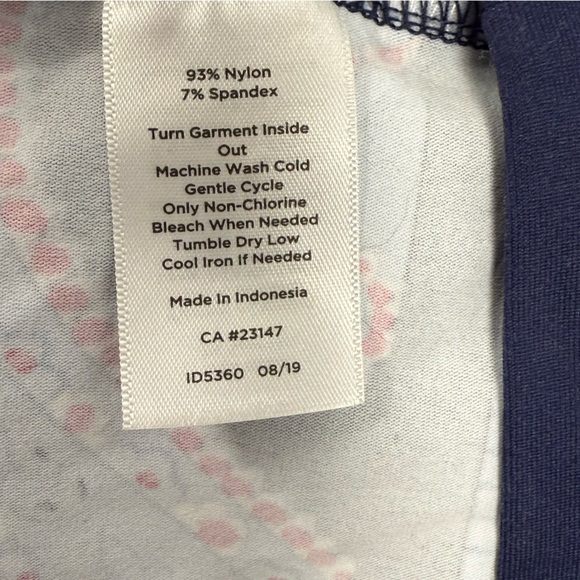 NWT Talbots Faux Wrap Dress Plus 2X Blue Pink Paisley Floral Knee Length Stretch - Picture 11 of 12